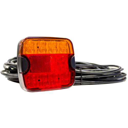 10 Series Left Hand LED Combo Trailer Lamp - Stop / Tail / Indicator with 9m Cable 