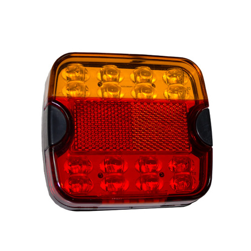 10 Series Left &amp; Right Hand LED Combo Trailer Lamp - Stop / Tail / Indicator / License Plate  Twin Blister