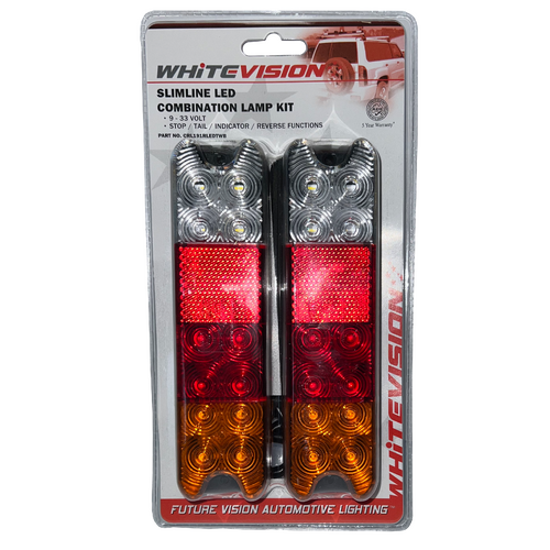 191 Series Slilmline LED Combo Lamp - Stop / Tail / Indicator / Reverse Twin Blister