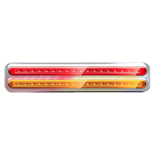 360 Series LED Slimline Combo Lamp - Stop / Tail / Indicator Chrome Base