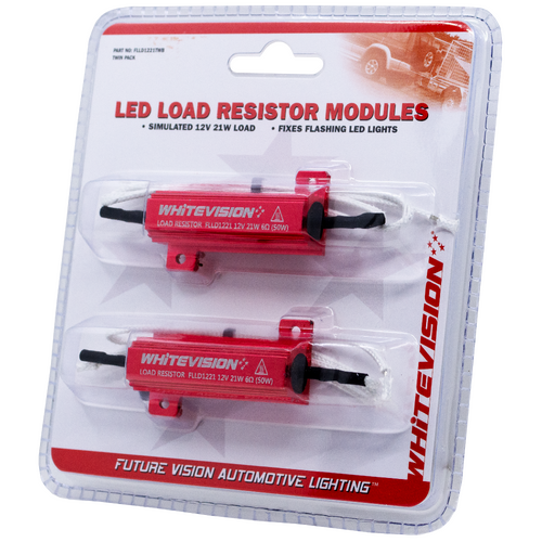 21W LED Load 12V Resistor Twin Blister (8R)