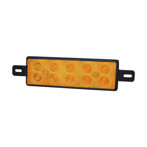 880 Series LED Bullbar Lamp Amber Lens Indicator 