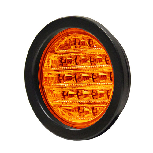 400 Series LED Amber Lens Indicator Lamp with Grommet