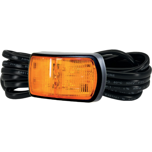 SM60 Series Amber Lens Front LED Marker with 3m Cable