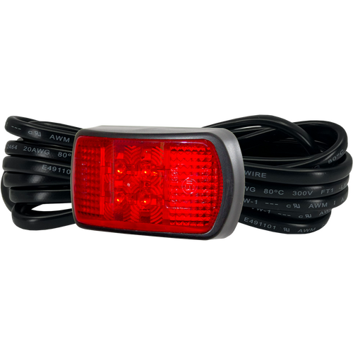 SM60 Series LED Red Lens Rear Maker 3m Cable