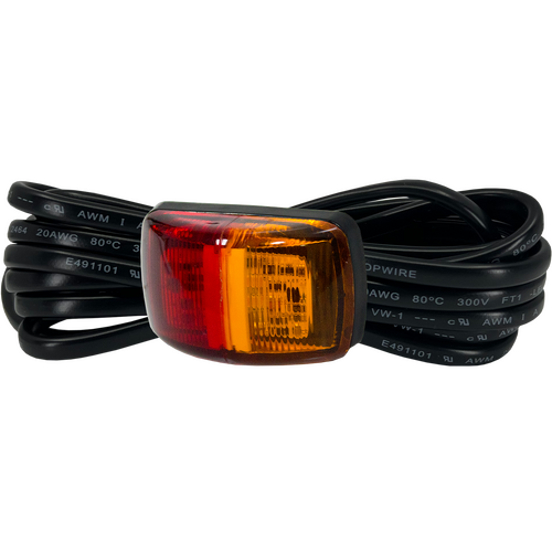 SM62 Series Red / Amber Lens Side LED Marker with 3m Cable