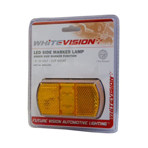 SM8 Series Amber Lens Side LED Marker