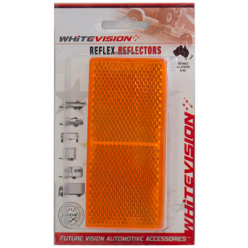 WR101 Series Amber Reflector Blister