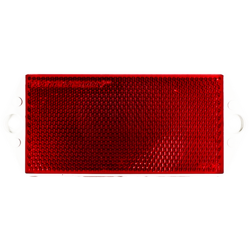 WR102 Series Red Reflector White Base