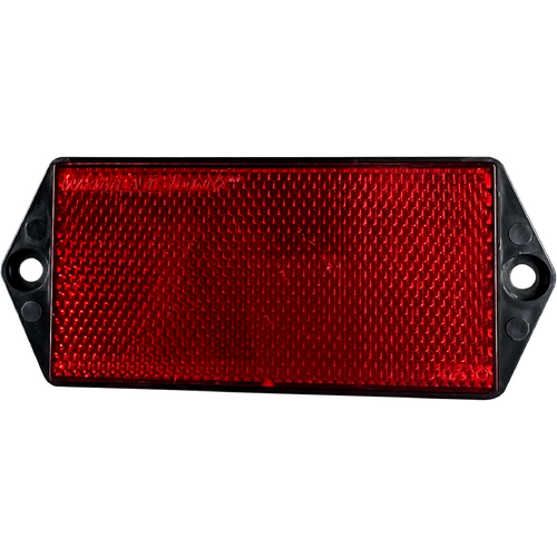 WR102 Series Red Reflector Black Base