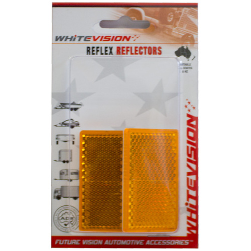 WR106 Series Amber Reflector Blister