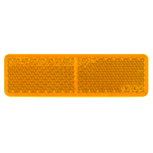 WR120 Series Amber Reflector