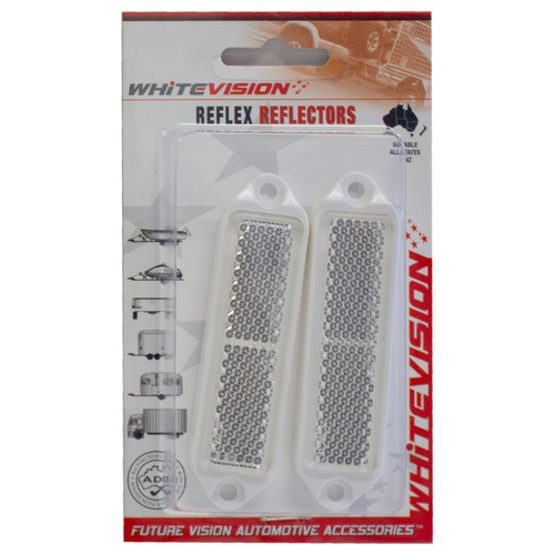 WR121 Series Clear Reflector White Base Blister