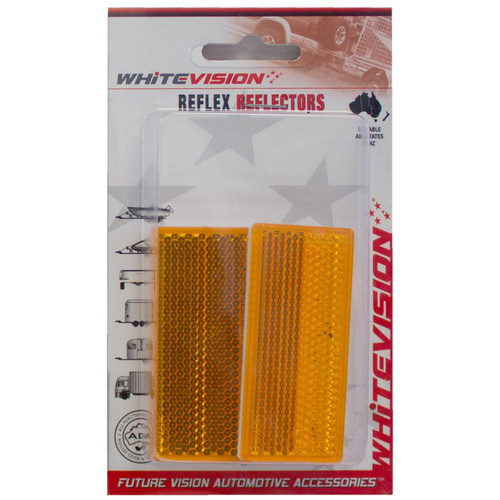 WR130 Series Amber Reflector Blister