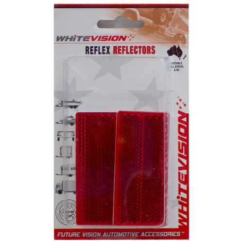 WR130 Series Red Reflector Blister