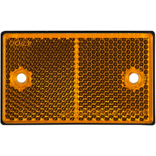 WR6 Series Amber Reflector Black Base