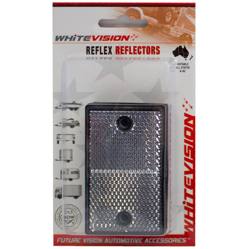 WR6 Series Clear Reflector Black Base Blister