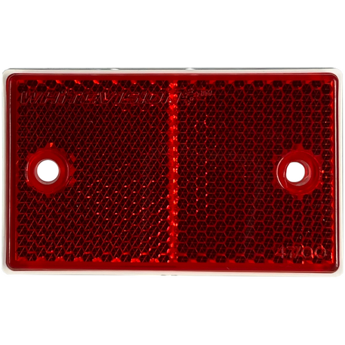 WR6 Series Red Reflector White Base